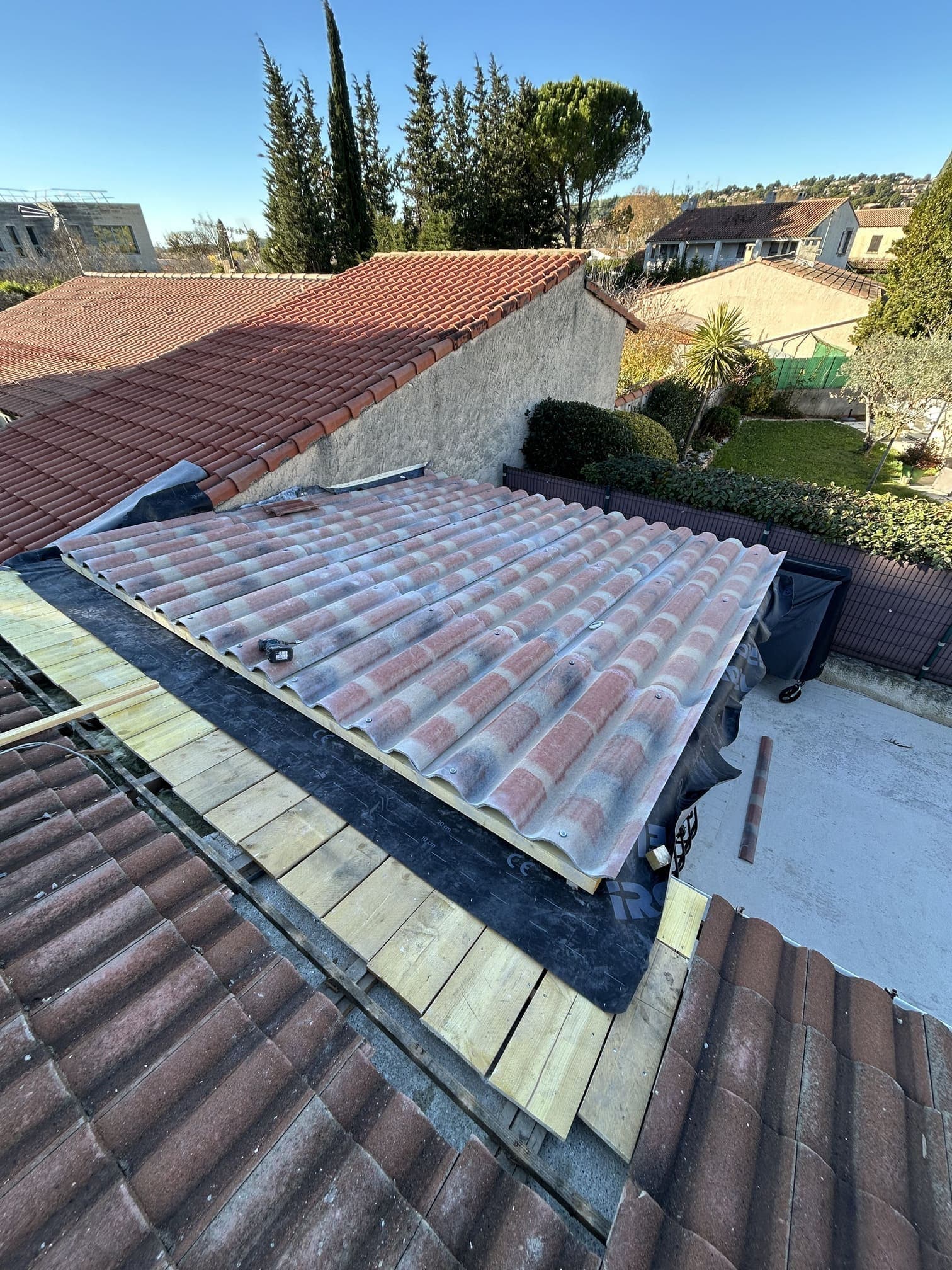 Rénovation complète de toiture à Velaux