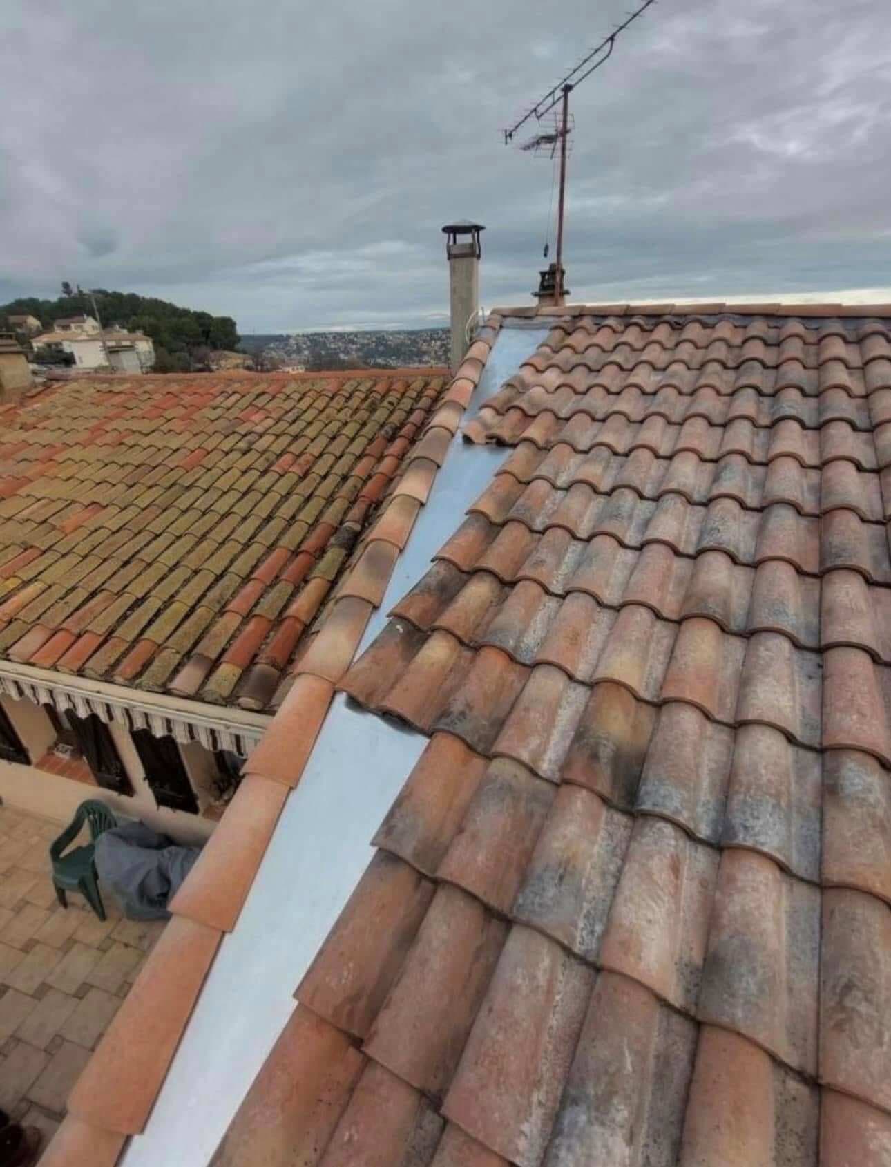Rénovation d'un couloir à redent à Velaux